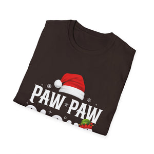Paw Paw Claus Christmas Santa Family Matching Pajamas Xmas T-Shirt