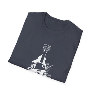 Christmas Guitar Tree Funny Guitarist Christmas Unisex T-Shirt