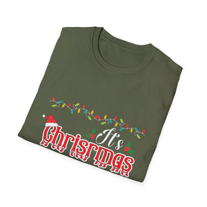 Rabbit Christmas Family Bunny Christmas Hoppy Christmas T-Shirt-productor-mockup