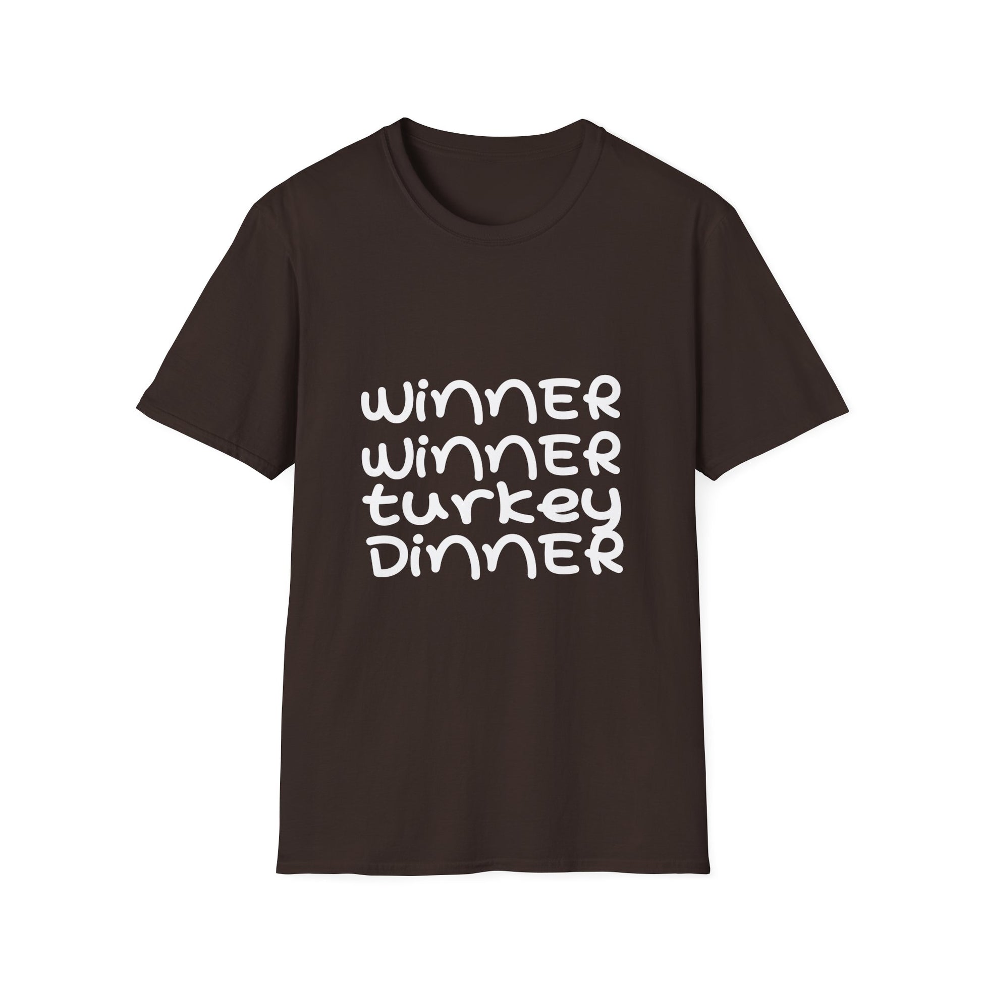 Winner Winner Turkey Dinner T-Shirt — Funny Thanksgiving Tee  Unisex T-Shirt