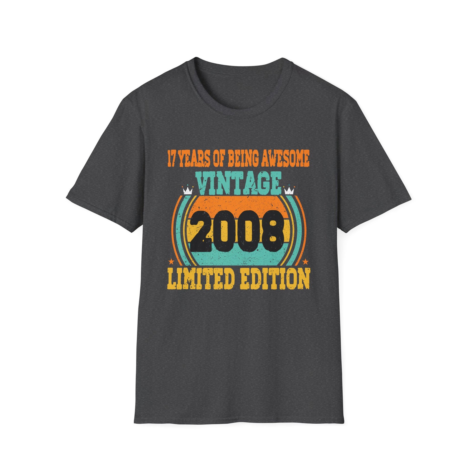 17 Year Old Gifts Vintage 2008 Limited Edition 17th Birthday Unisex T-Shirt