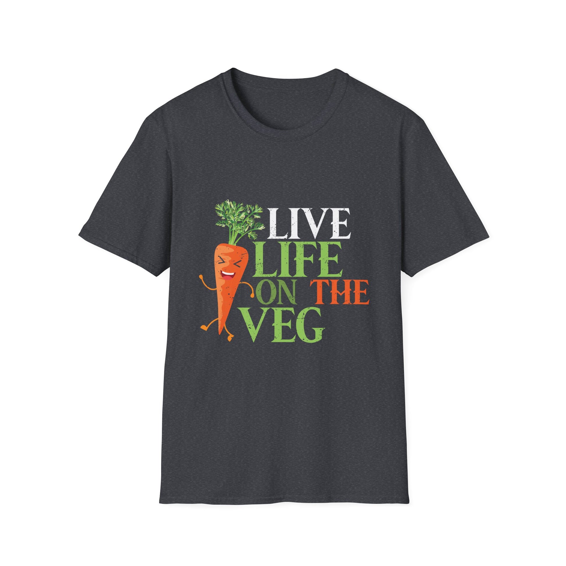 Funny plant based design_ carrot with funny Vegan Slogan Unisex T-Shirt