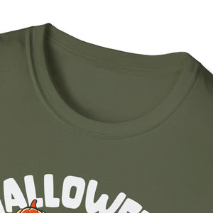 Halloween Gives Me Life T-Shirt — Skeleton & Pumpkins Halloween Shirt