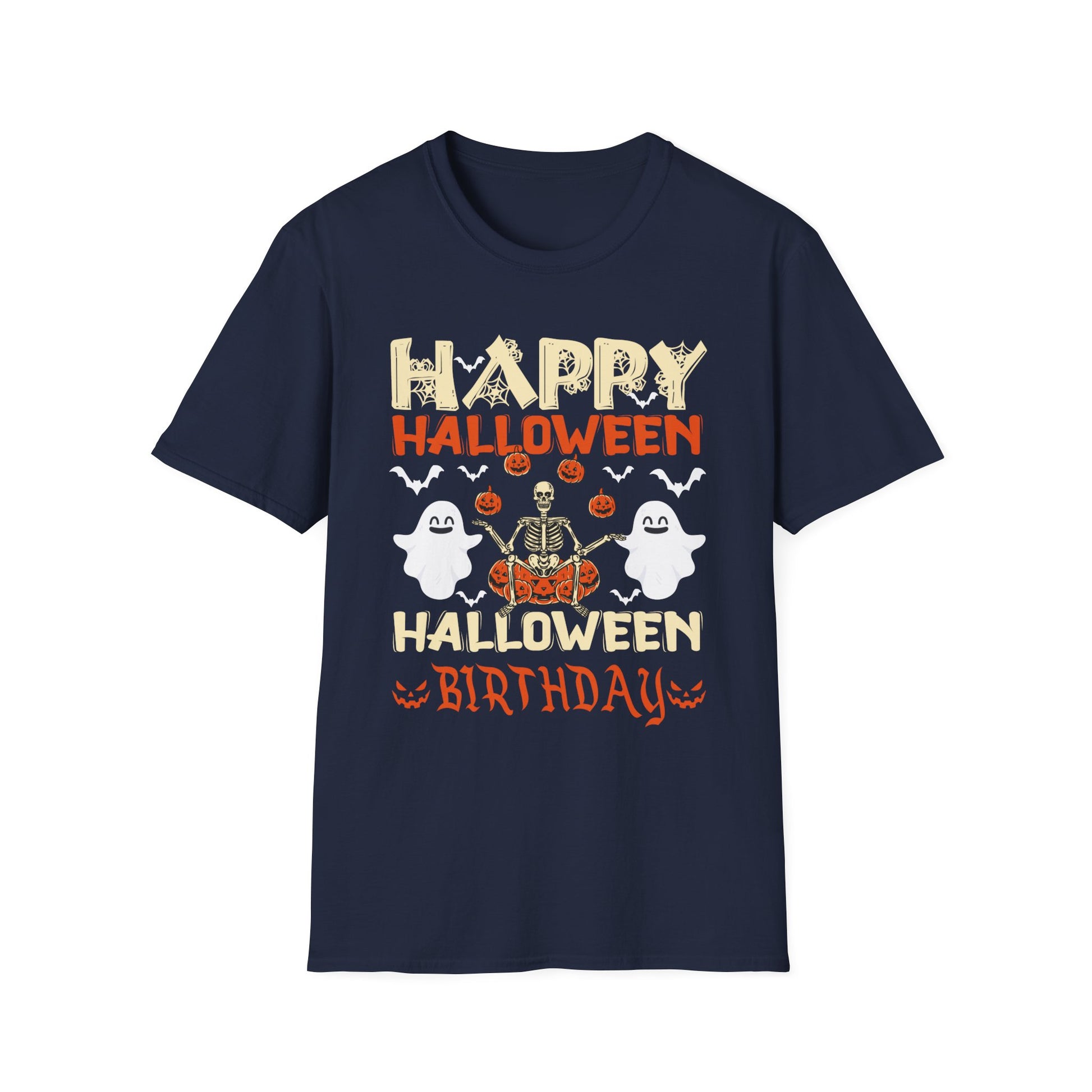 Happy Halloween Birthday kids Yes Its My Birthday Halloween TeeUnisex Softstyle T-Shirt