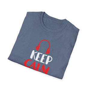 Keep Calm I'm A DJ Funny Deejay Disc Jockey Slogan Quote Art Unisex T-Shirt