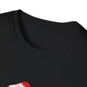 Christmas Flamingo T-Shirt — Festive Pink Flamingo with Santa Hat