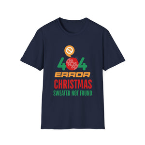 Anti Christmas Ugly Christmas 404 Error Christmas Unisex T-Shirt