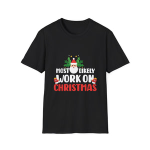 Christmas Workaholic T-Shirt — 