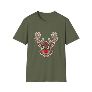 Reindeer Sunglasses T-Shirt — Cool Rudolph Christmas Tee