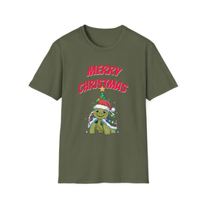 Xmas Turtle Christmas Tree Funny Christmas Merry Christmas Unisex T-Shirt