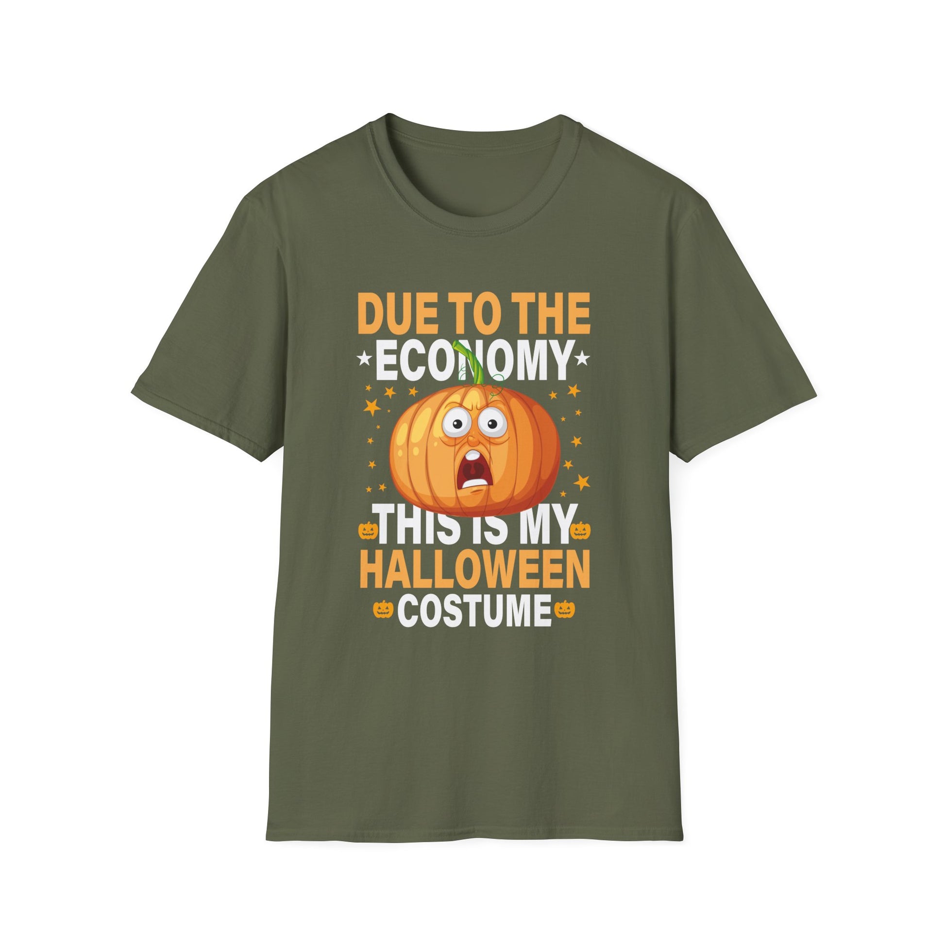 Due To Inflation This Is My Halloween Costume Cute Halloween Tee Unisex Softstyle T-Shirt