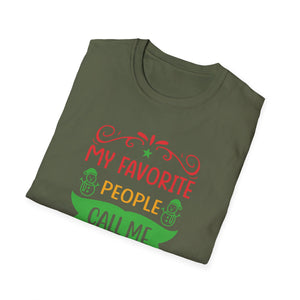 My Favorite People Call Me Pappy Shirt Funny Christmas Gift Unisex Softstyle T-Shirt