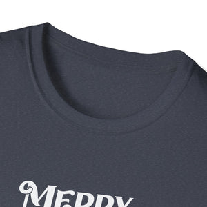 Christmas Bulldog Bully Merry English Bulldog Christmas Unisex T-Shirt