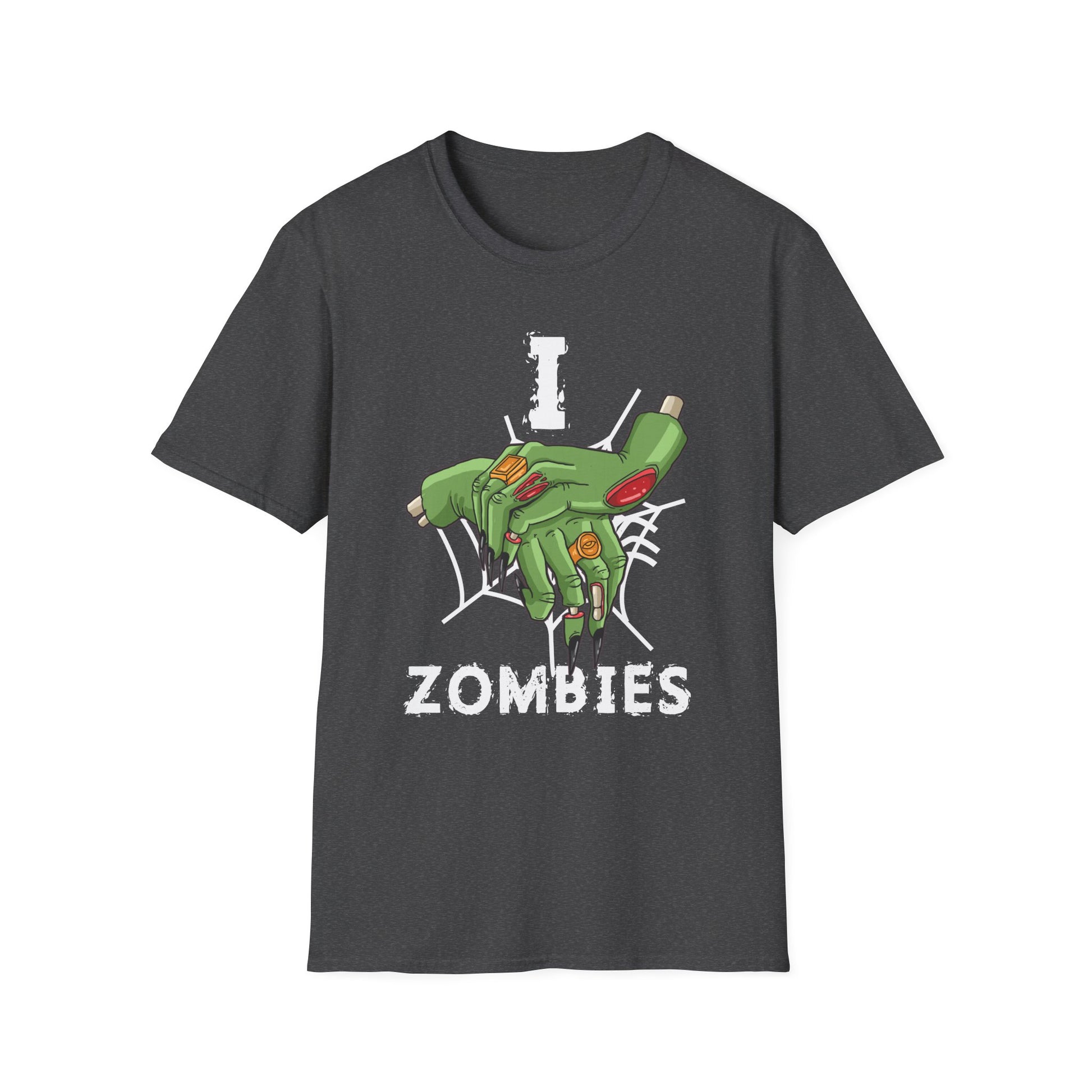 I Love Zombies T‑Shirt — Funny Halloween Zombie Graphic Tee