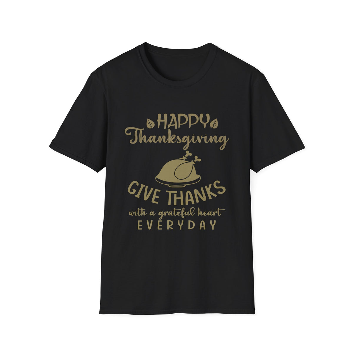 Happy Thanksgiving Retro Vintage T-Shirt-productor-mockup