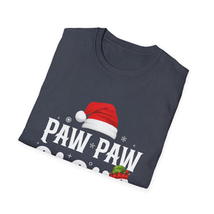 Paw Paw Claus Christmas Santa Family Matching Pajamas Xmas T-Shirt