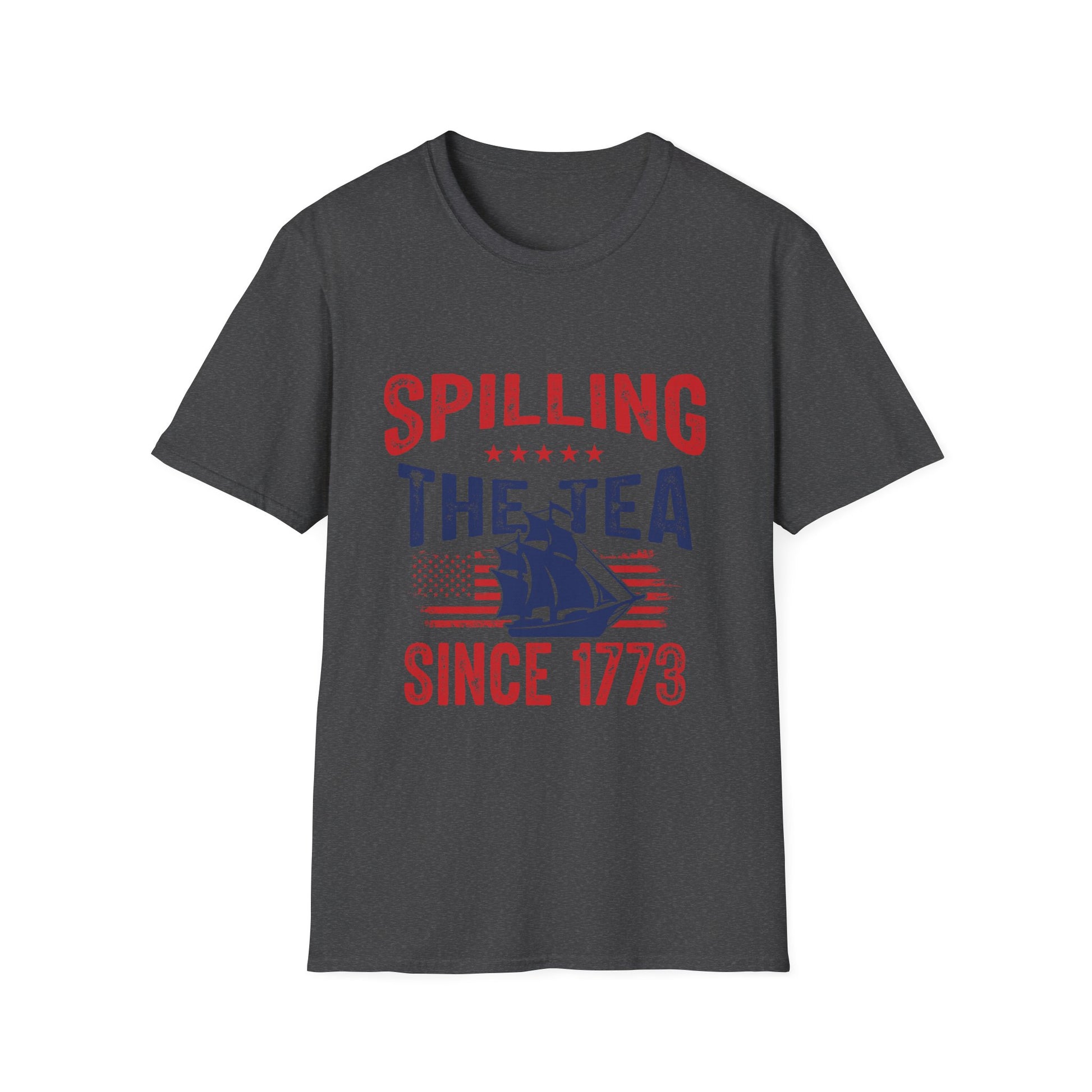 T-Shirt – "Spilling The Tea Since 1773" Patriotic Boston Tea Party Tee