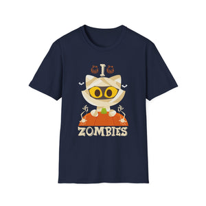 Fun Halloween costume for your Halloween party with cat Tee
