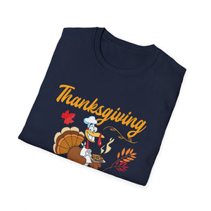Thanksgiving Cooking Team T-Shirt – Funny Turkey Chef Holiday Tee  Unisex T-Shirt