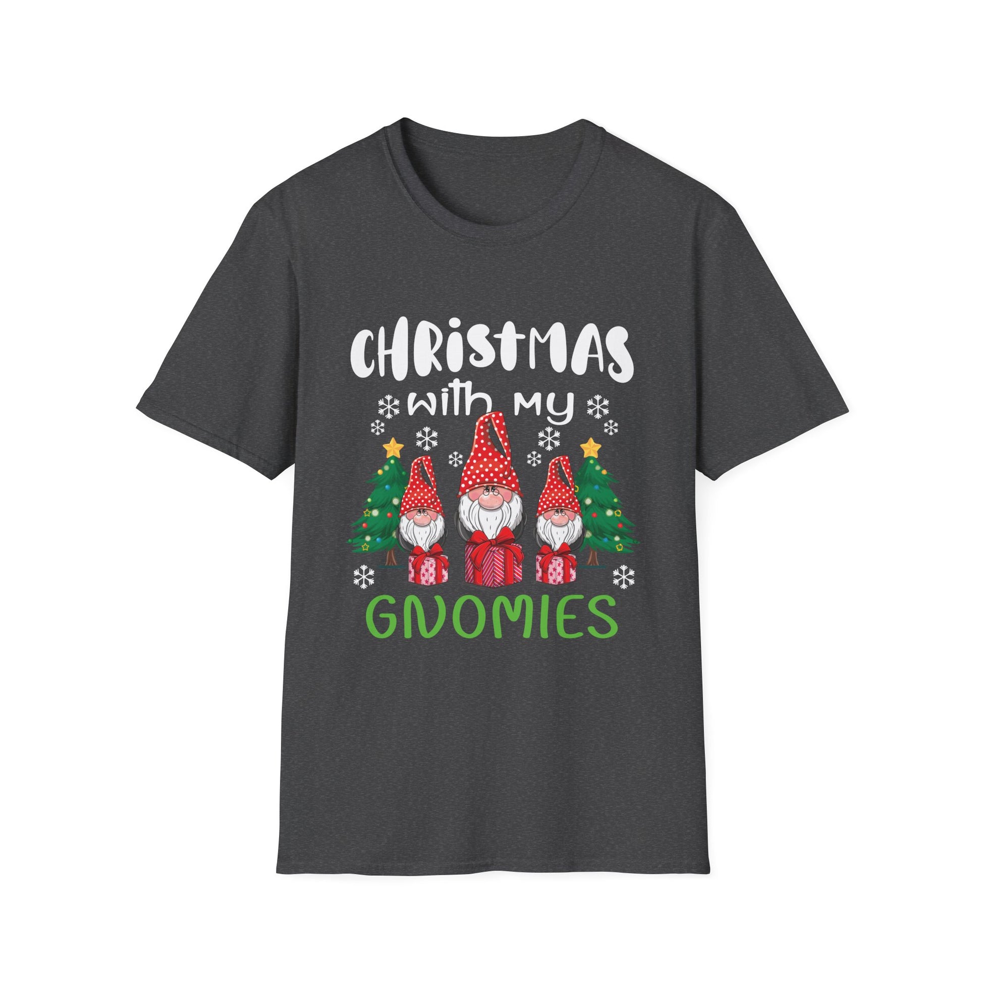Christmas With My Gnomies T-Shirt — Cute Holiday Gnome Tee
