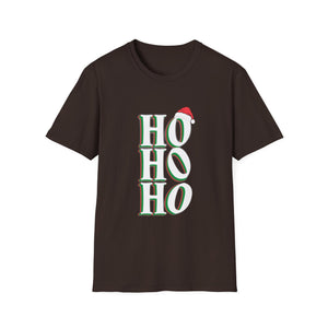Ho Ho Ho Christmas T-Shirt — Santa Hat Holiday Tee