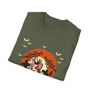 Funny Halloween Dog tee Corgi Halloween Tee