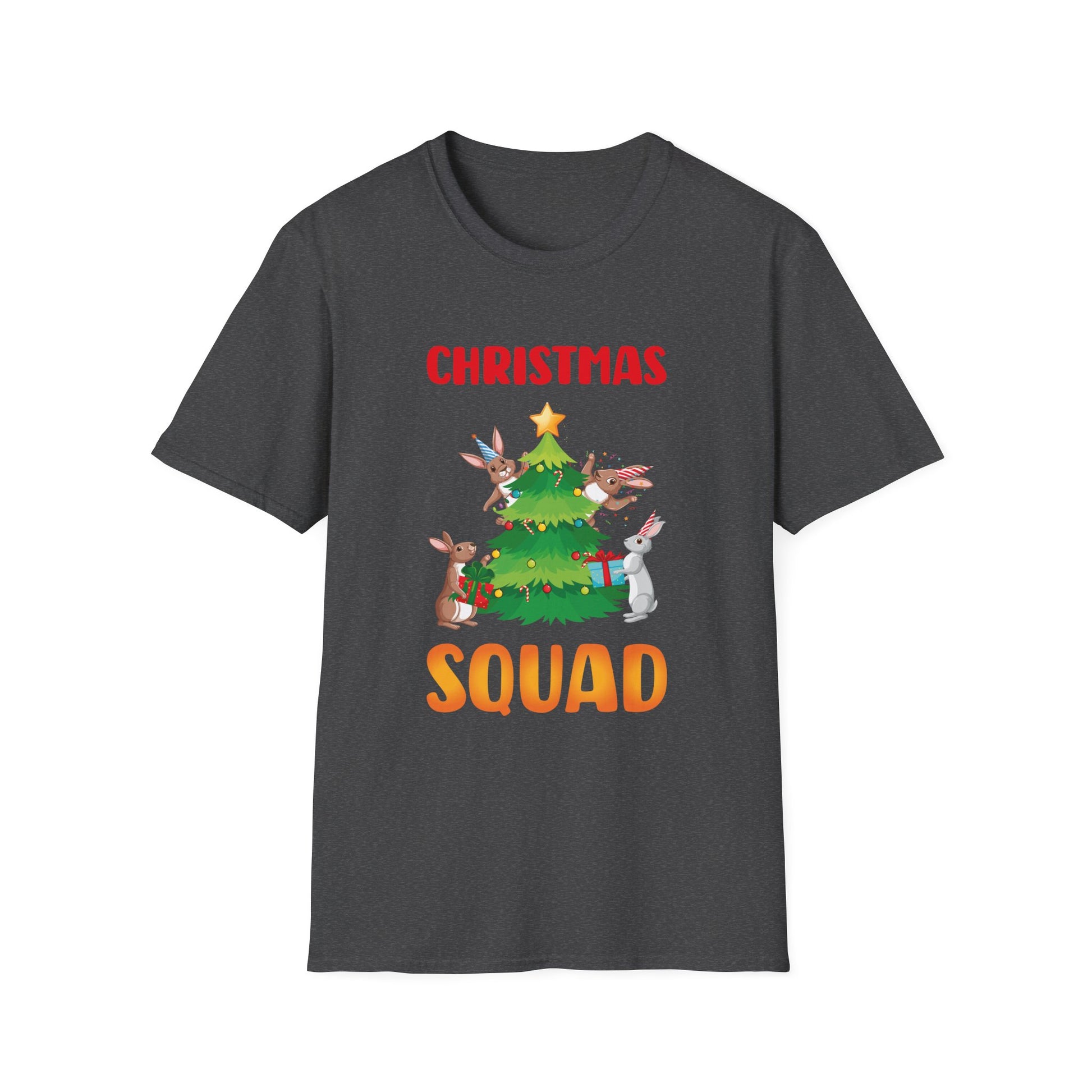 Bunny Christmas Tree Christmas Squad Bunnies Unisex T-Shirt