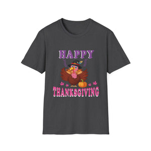 Female Turkey Happy Thanksgiving  Unisex T-Shirt