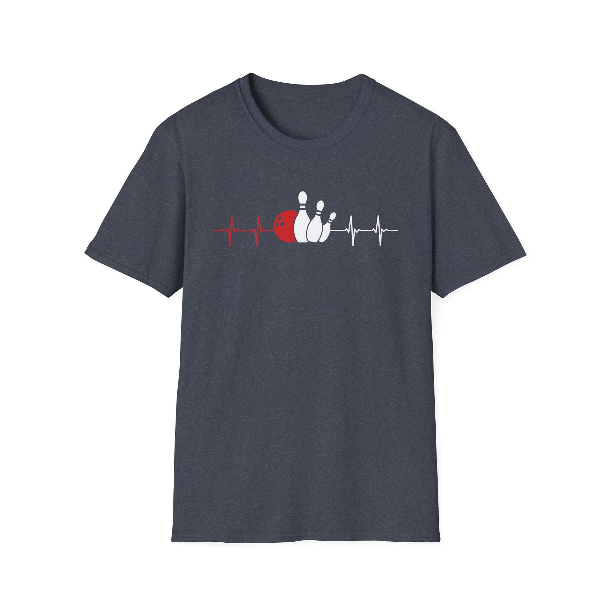Heartbeat Bowling ECG Pulse Bowling Ball Bowler Unisex T-Shirt