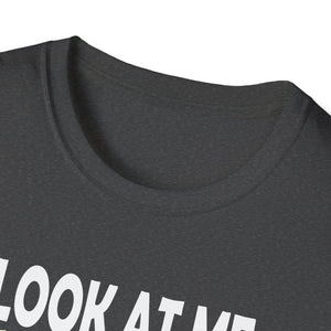 Look at Me Being Festive and Shit Christmas Pun Beer Drinker Unisex T-Shirt