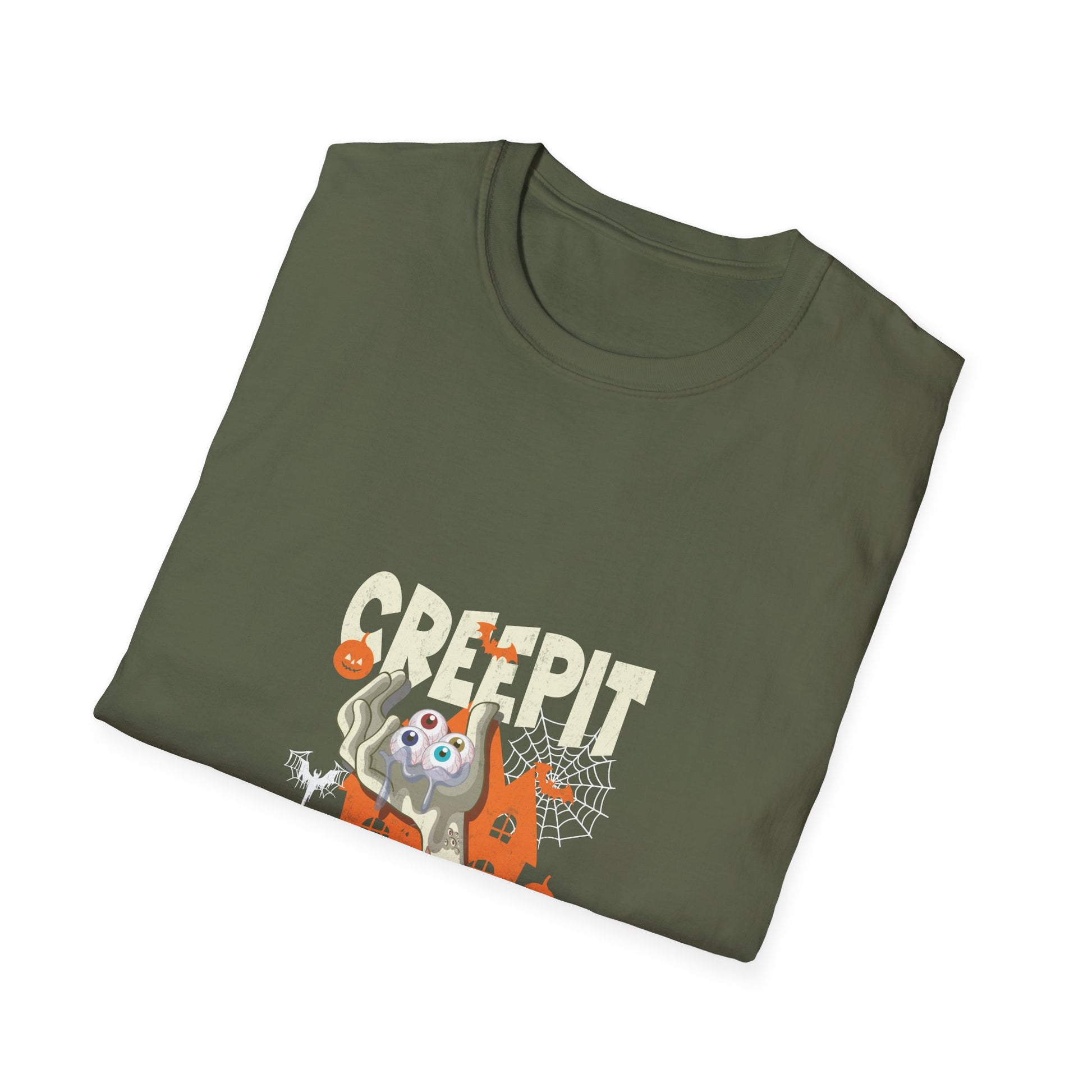 Chilling With My Creeps Halloween- Dancing Ghost Halloween Tee