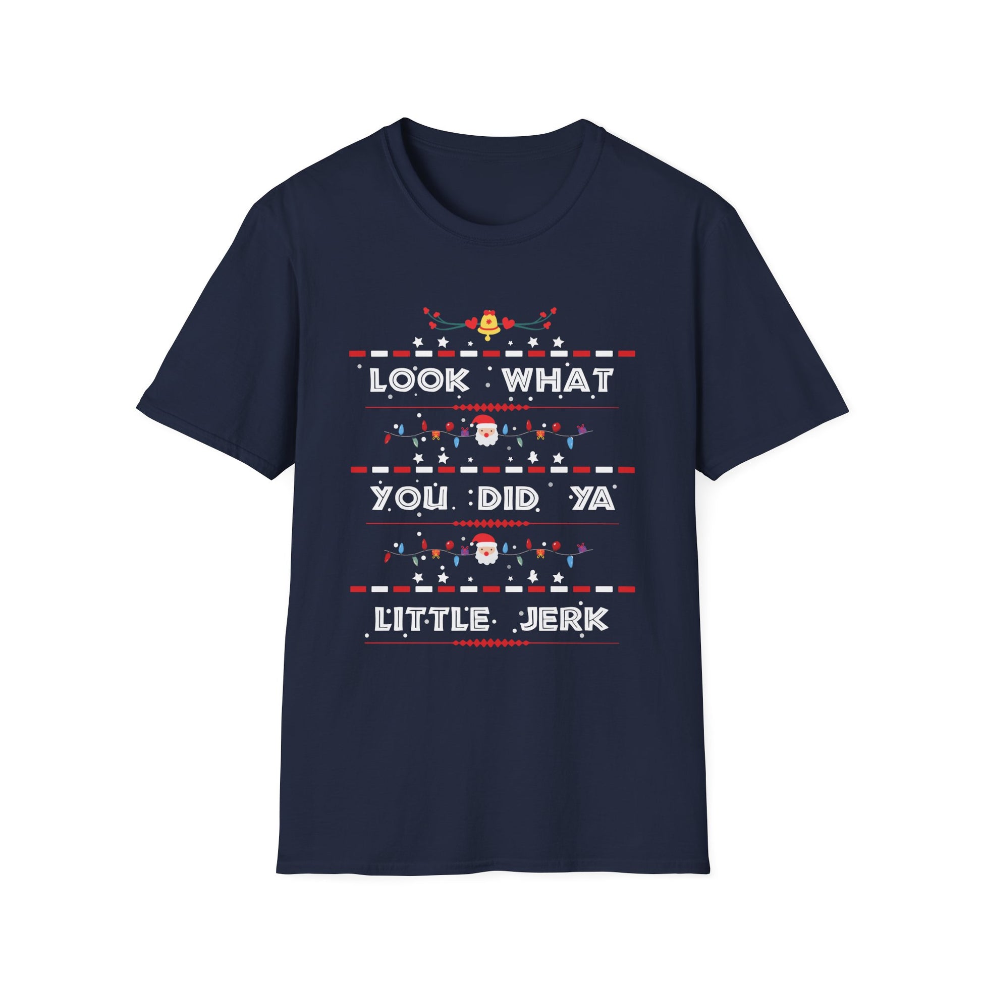 Santa Face Retro Sunglasses Christmas Xmas Men Women Kids T-Shirt-productor-mockup