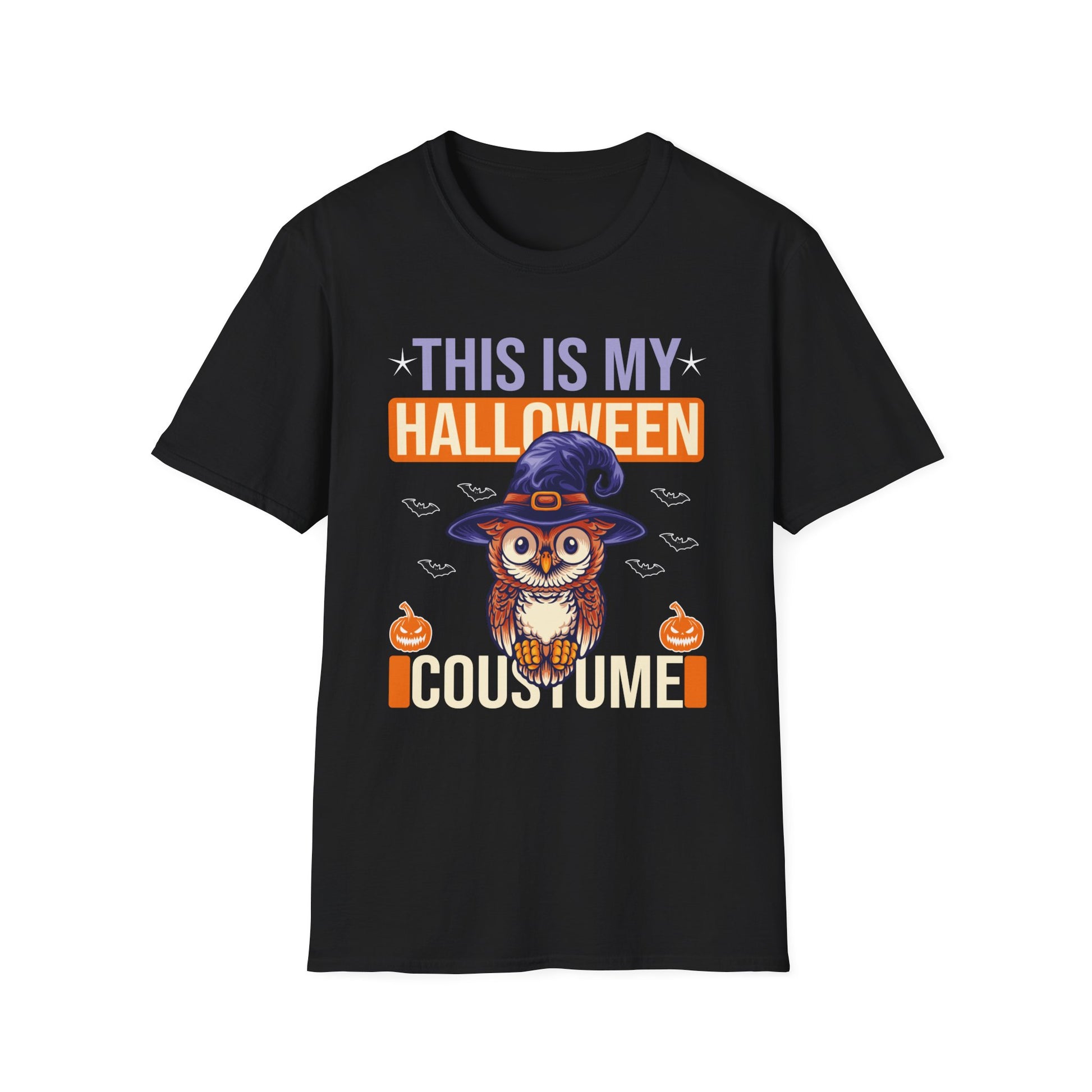 Halloween Owl T-Shirt – "This Is My Halloween Costume" Cute Witch Hat Tee