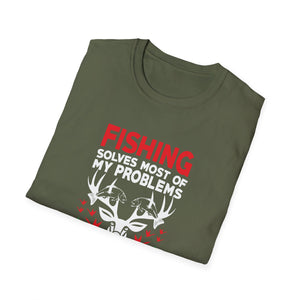 Funny Fishing And Hunting Gift Christmas Humor Hunter Cool Unisex T-Shirt