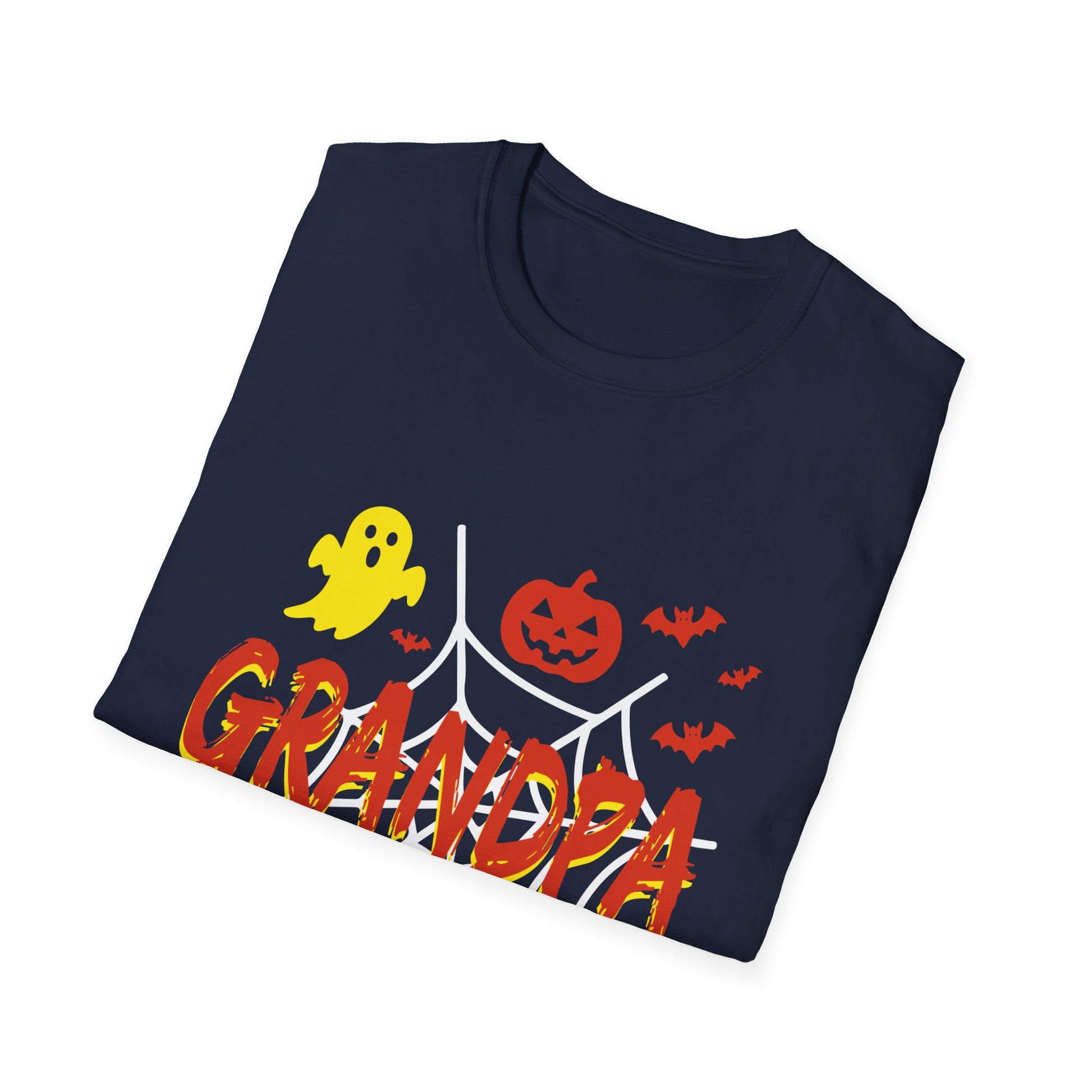 Grandpa Halloween Costume Family Matching Halloween Tee Unisex Softstyle T-Shirt