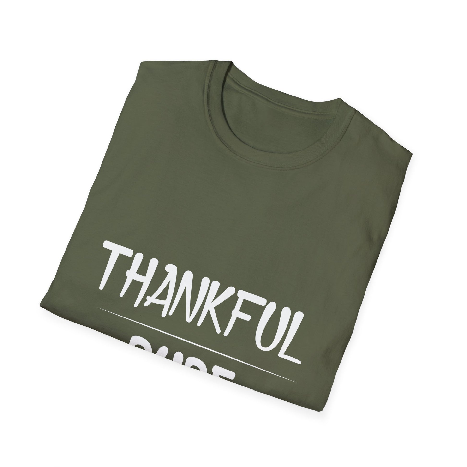 Thankful Dude T-Shirt — Casual Thanksgiving Gratitude Tee for Men