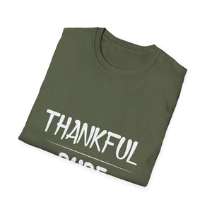 Thankful Dude T-Shirt — Casual Thanksgiving Gratitude Tee for Men
