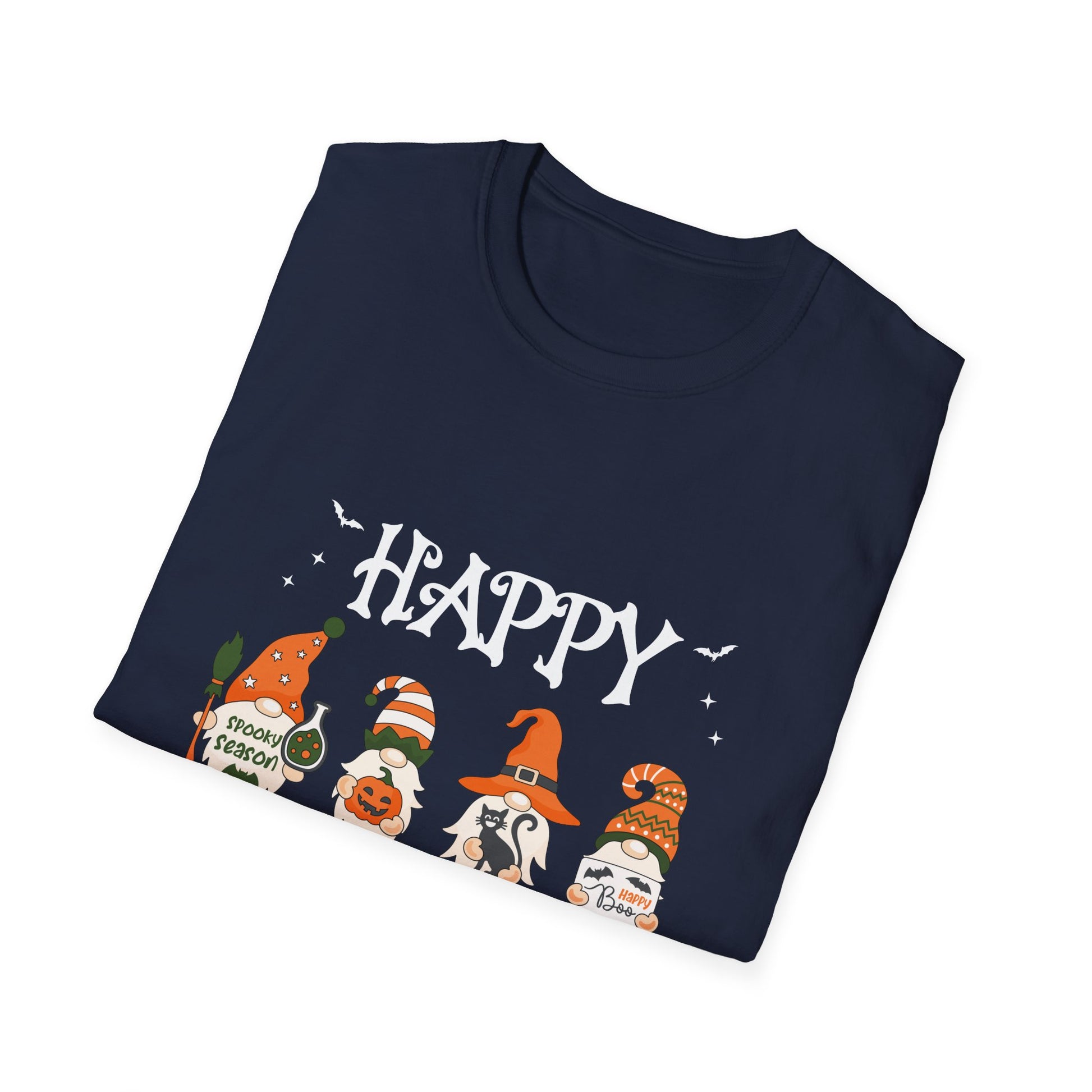 Halloween Gnome T-Shirt – "Happy Halloween" Cute Haunted Gnomes Tee