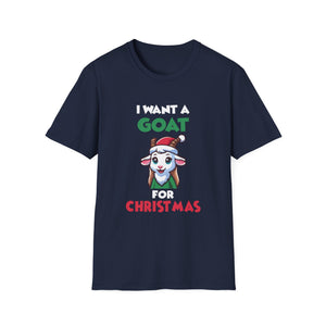 Christmas Goat Goats for All Christmas Goats Unisex T-Shirt