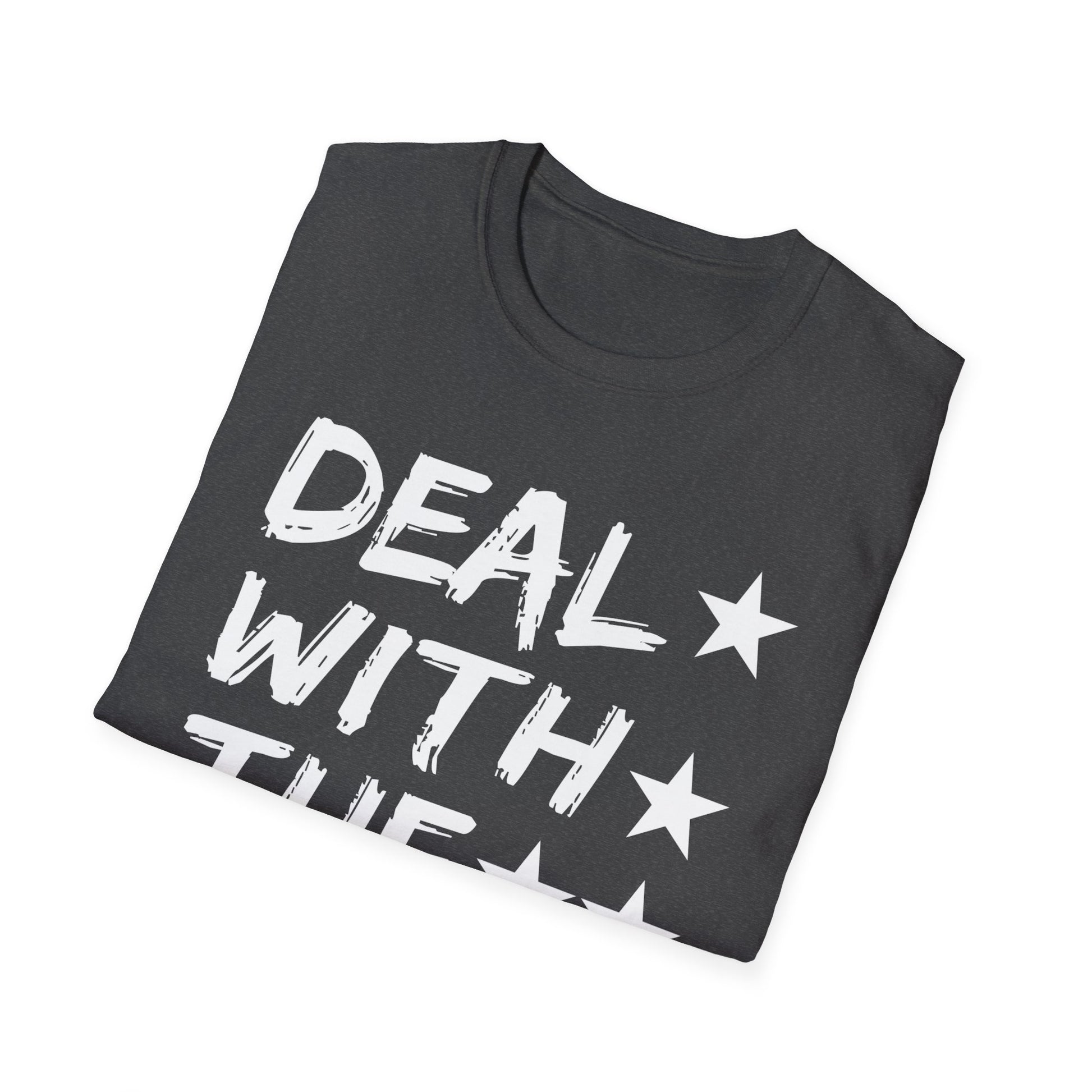 Halloween Devil tee _ Halloween Deal with the Devil Tee   Unisex Softstyle T-Shirt