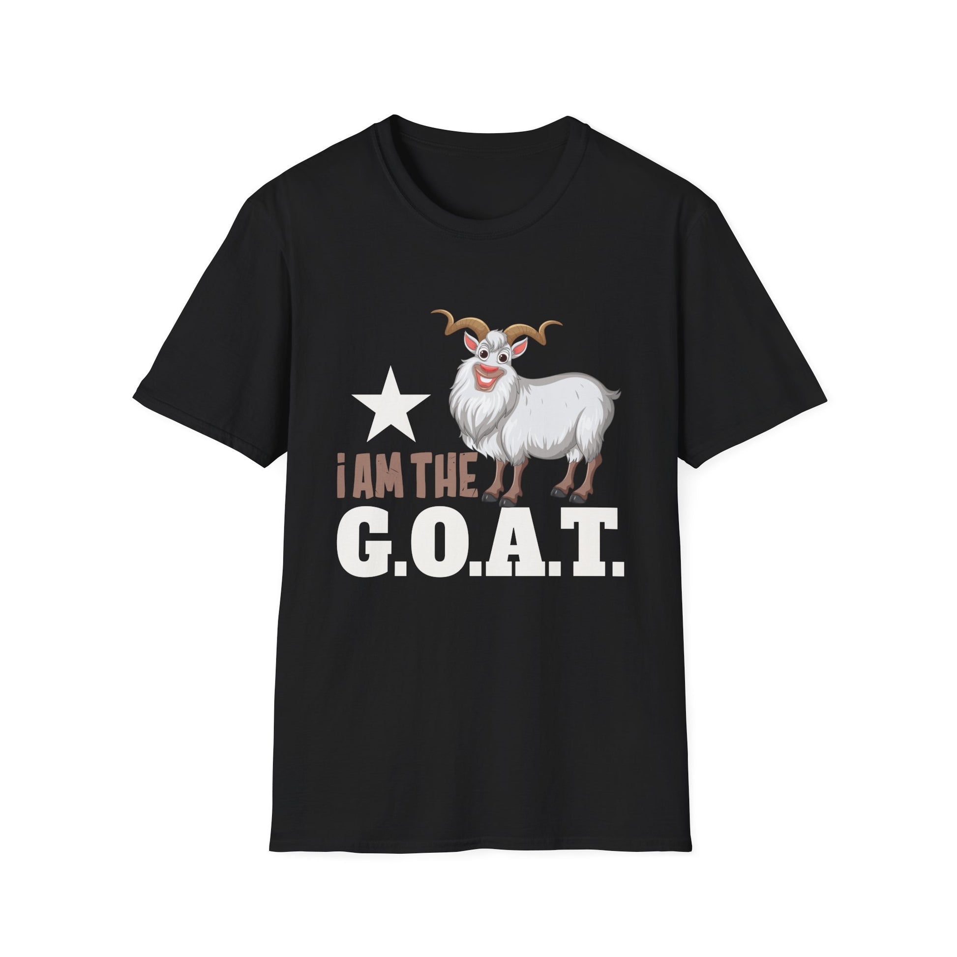 Unisex G.O.A.T. T-Shirt, Funny Goat Shirt, Animal Lover Gift, Casual Tee, Birthday Present, Goats Gift