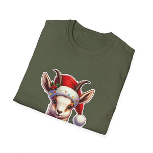 Christmas Baby Reindeer T-Shirt — Cute Santa Hat Holiday Tee