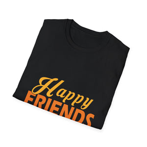 Friendsgiving T-Shirt — “Happy FRIENDS giving” Thanksgiving Tee  Unisex T-Shirt