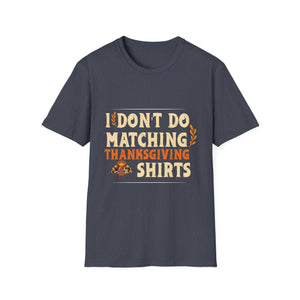 Funny Couple Matching Thanksgiving Outfits _ Gifts Unisex Adults Thanksgiving Couples Matching Shirts Black Small V-Neck  Unisex T-Shirt