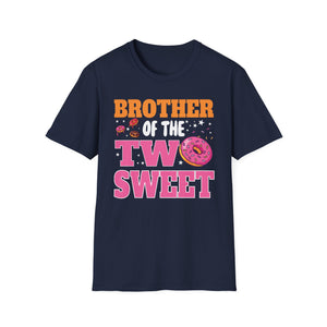 Brother of the Two Sweet Birthday T-Shirt – Donut 2nd Birthday Tee