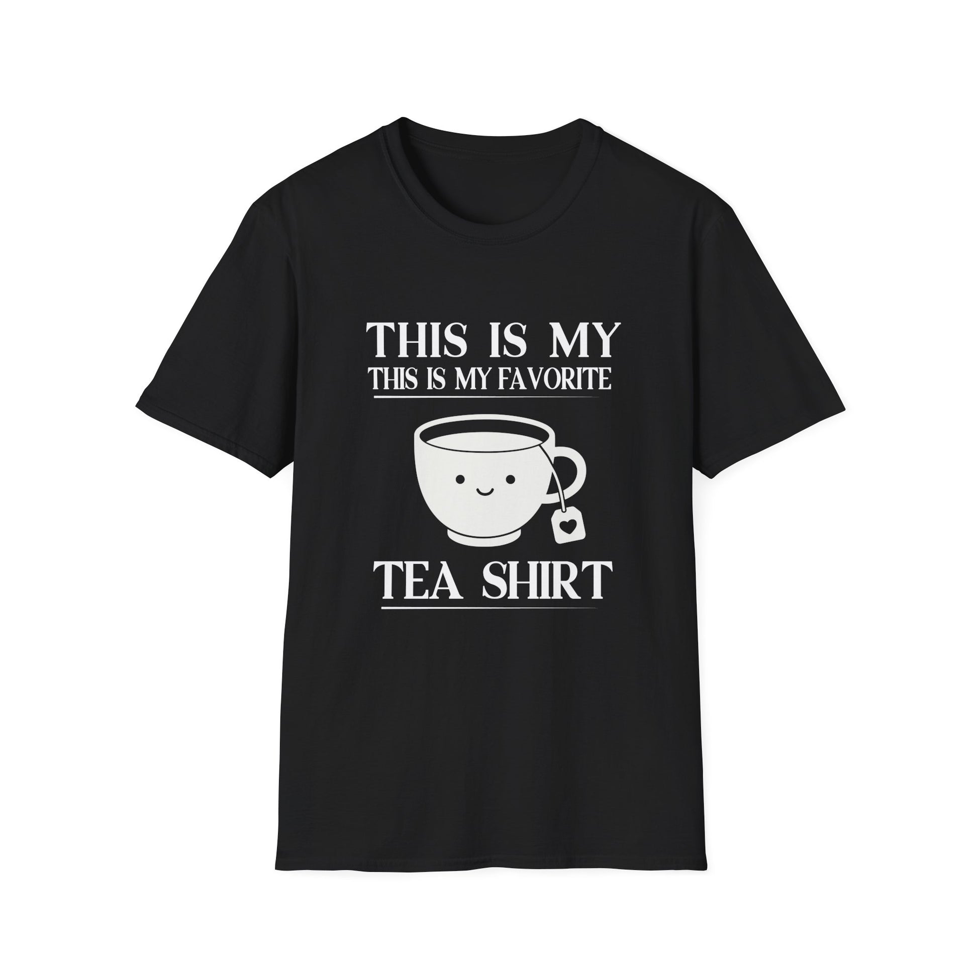 Funny Tea Shirt T-Shirt — "This Is My Favorite Tea Shirt" Cute Tea Cup Tee