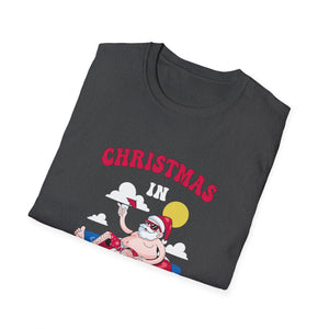Christmas in July funny santa xmas for Sommer Christmas Unisex T-Shirt