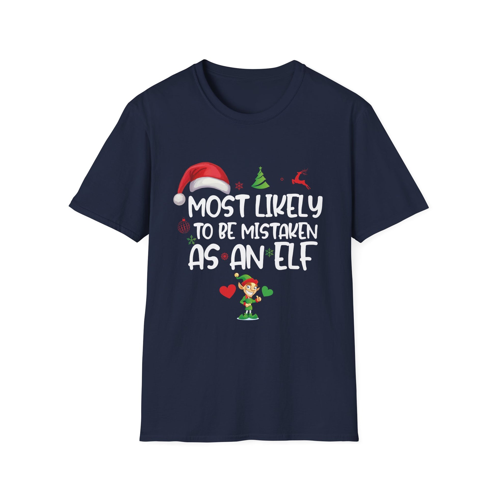 Most Likely To Be Mistaken As An Elf Family Christmas T-Shirt