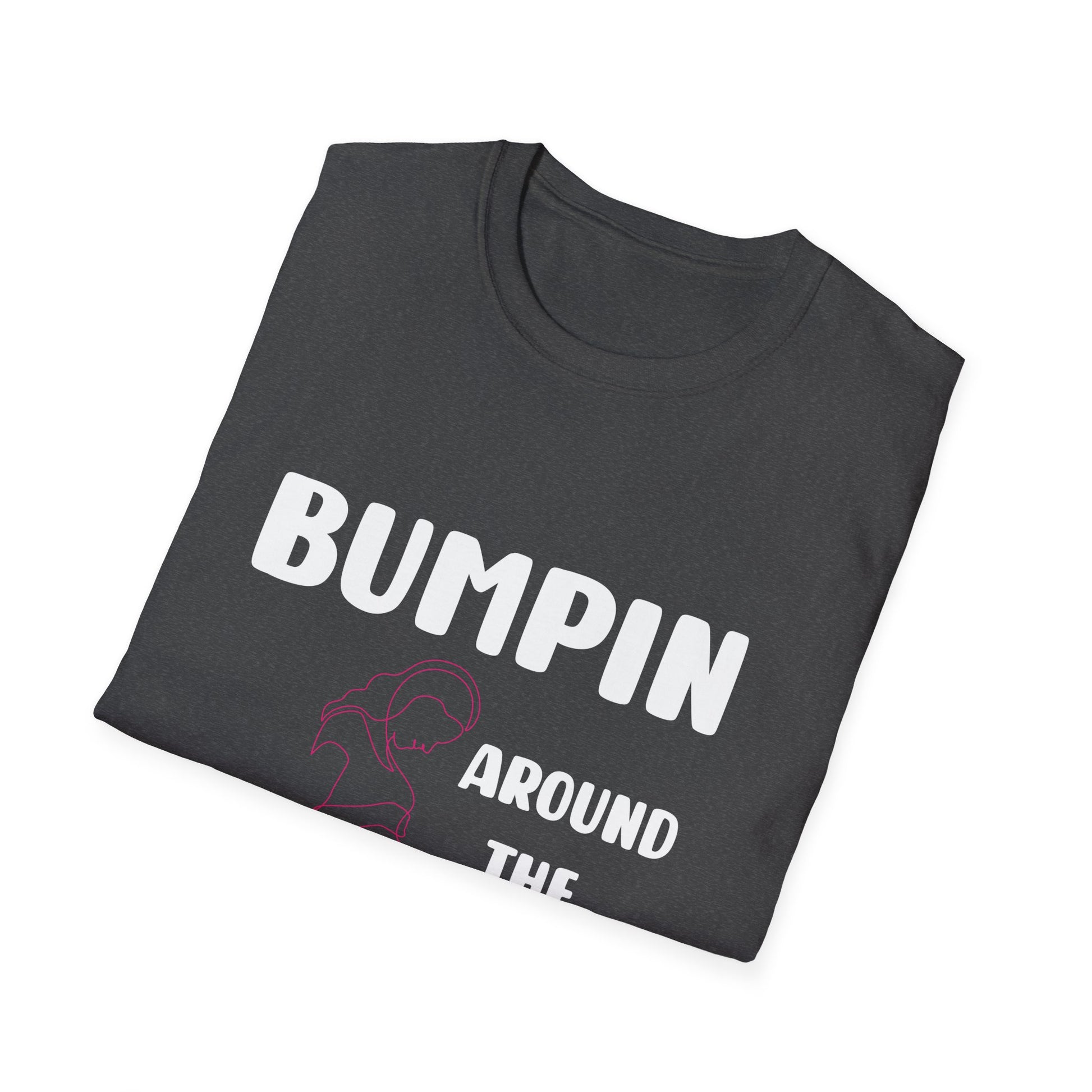 Bumping Around the Christmas Tree Christmas Pregnancy Unisex T-Shirt