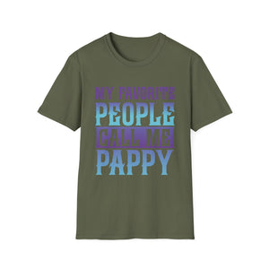 My Favorite People Call Me Pappy Shirt Funny Christmas Gift T-Shirt